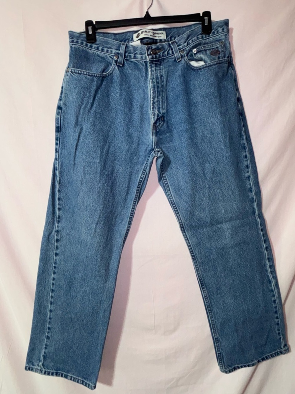 Harley-Davidson Classic Medium Blue Straight Jeans